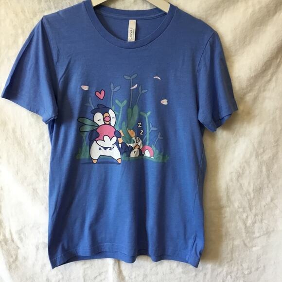 Bella Canvas Light Blue T-Shirt - Picture 1 of 6